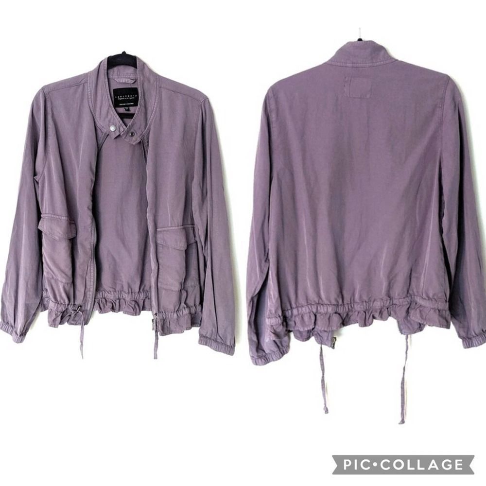 NWT Sanctuary military purple  jacket  M & L